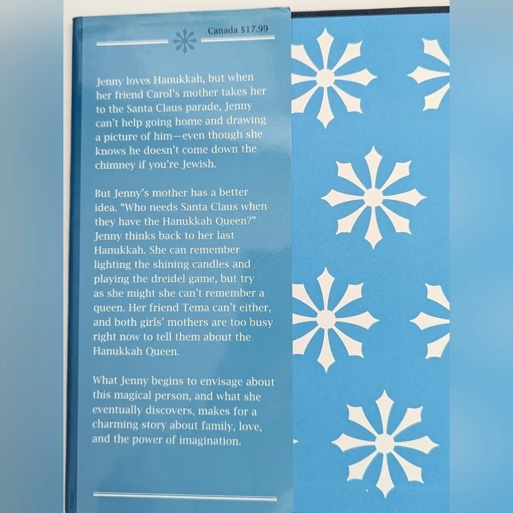 Jenny and the Hanukkah Queen Children's Hardcover Book/Story - Picture 3 of 8